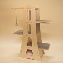 Load image into Gallery viewer, Bijou-4 cat tower/tree
