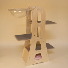 Load image into Gallery viewer, Bijou-4 cat tower/tree
